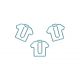 T-shirt shaped paper clips, promotional gifts