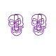 skull shaped paper clips, holiday decorative paper clips