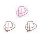 cute straw hat shaped paper clips, fun promotional paper clips