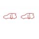 SUV shaped paper clips, vehicle paper clips