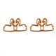 animal shaped paper clips, swan shaped paper clips