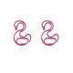 swan animal shaped paper clips