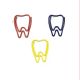 tooth shaped paper clips in red, promotional gifts