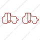 tractor shaped paper clips, cute decorative paper clips