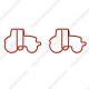 tractor shaped paper clips, cute decorative paper clips