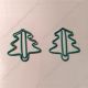 Christmas tree shaped paper clips, cute decorative paper clips