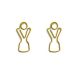 gold trophy shaped paper clips