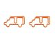 truck shaped paper clips, lorry decorative paper clips