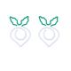 cute turnip decorative paper clips, fun shaped paper clips