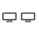 wire shaped paper clips in TV set outline