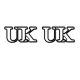 UK initials shaped paper clips, cute decorative paper clips