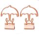 umbrella decorative binder clips, custom binder clips