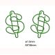 US dollar sign jumbo paper clips, $ extra large paper clips