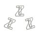 letter Z shaped paper clips, decorative paper clips,