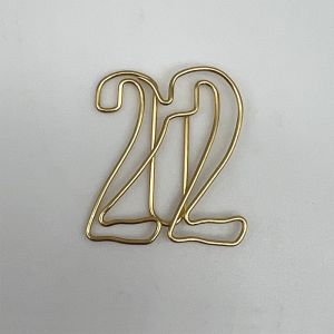 22 shaped paper clips, decorative paper clips