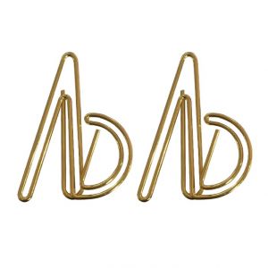 AD logo jumbo paper clips, logo giant paper clips
