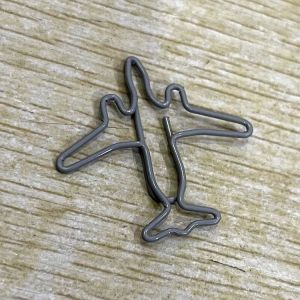 airplane decorative paper clips, plane shaped paper clips