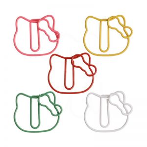 catty animal shaped paper clips, cute decorative paper clips