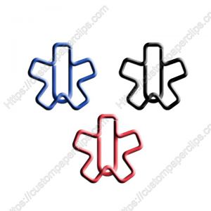 asterisk shaped paper clips