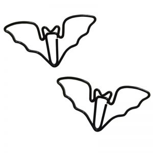 bat animal shaped paper clips