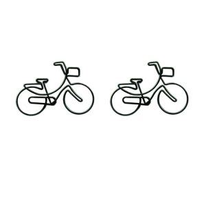 bike shaped paper clips, bicycle decorative paper clips