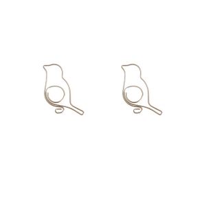 animal shaped paper clips in bird outline