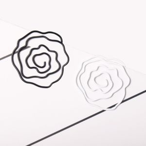 flower decorative paper clips, bloom shaped paper clips
