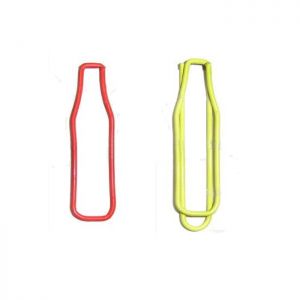 bottle shaped paper clips, cute decorative paper clips