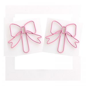 bowknot shaped paper clips, decorative paper clips