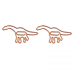 Brontosaurus shaped paper clips, animal paper clips
