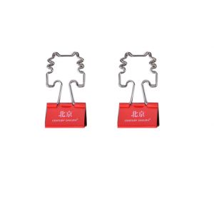 building decorative binder clips; custom binder clips