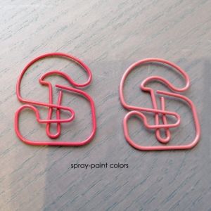 burger shaped paper clips, decorative paper clips