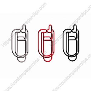 cute cellphone decorative paper clips, mobile phone shaped paper clips