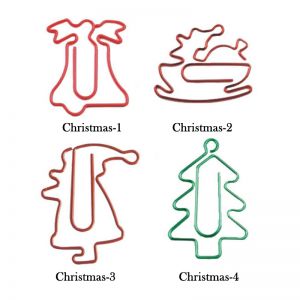 holiday shaped paper clips, Christmas decorative paper clips