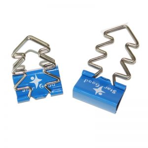 tree decorative binder clips, custom binder clips