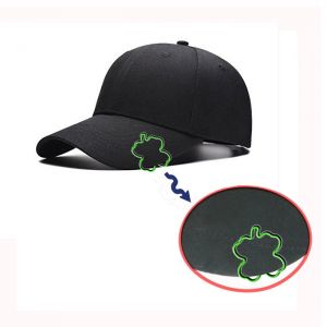 clover hat brim clips, custom hat brim clips