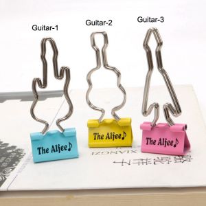 custom binder clips in guitars, decorative binder clips