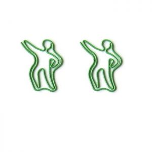 dancer shaped paper clips, dance paper clips