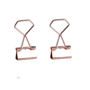 diamond decorative binder clips, mini gold binder clips