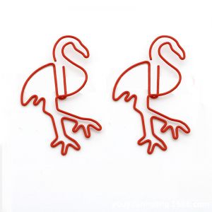 flamingo jumbo paper clips, extra large paper clips