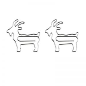 goat animal shaped paper clips, decorative paper clips