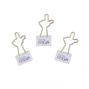hand decorative binder clips, custom binder clips