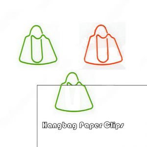 handbag shaped paper clips, creative stationery