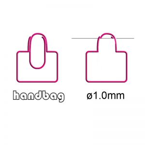 handbag shaped paper clips for promotional purpose
