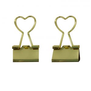 custom binder clips, gold decorative binder clips