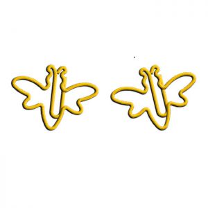 honey bee shaped paper clips, insect paper clips