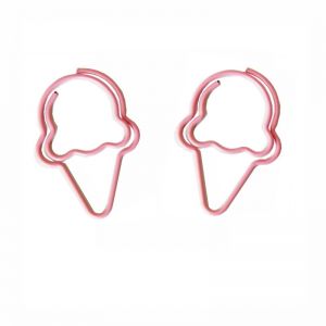 ice cream shaped paper clips
