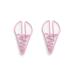 ice cream shaped paper clips, fun decorative paper clips