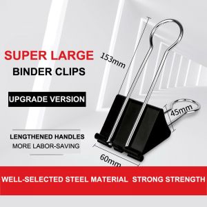 Jumbo Binder Clips, Extra Large Binder Clips