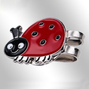 ladybug hat brim clips, custom golf hat clips